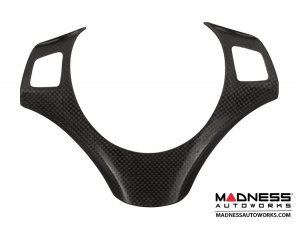 BMW E87/ E81 1 Series Steering Wheel Cover for Multi-Function Steering Wheel - Carbon Fiber